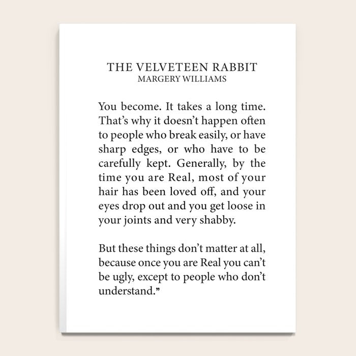 Becoming Real, Velveteen Rabbit Notebook Gallery Image 4