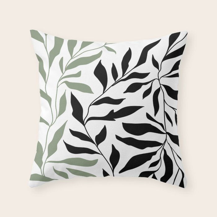 Simplistic Nature Throw Pillow Gallery Image 1