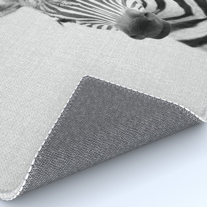 Baby Zebra - Black & White Rug Gallery Image 4