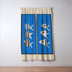 Bold Stripes Beneath the Surface Window Curtain Gallery Image 3