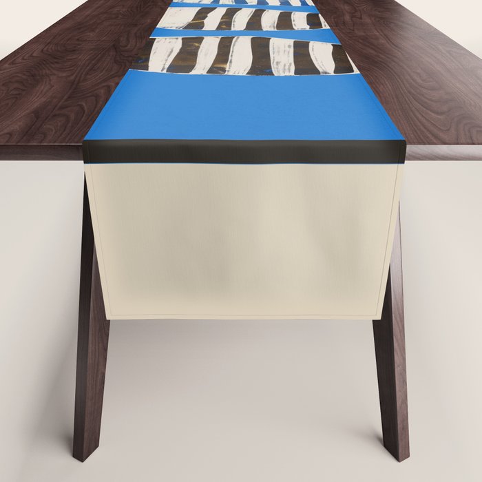 Bold Stripes Beneath the Surface Table Runner Gallery Image 1