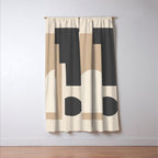 Minimal Geometric Shapes 76 Window Curtain Gallery Image 3