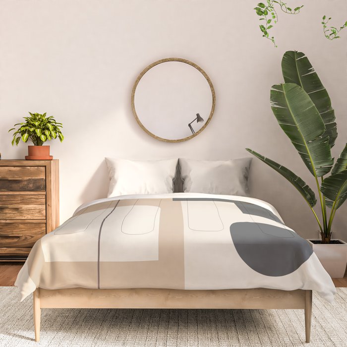 Minimal Geometric Shapes 76 Comforter Gallery Image 3