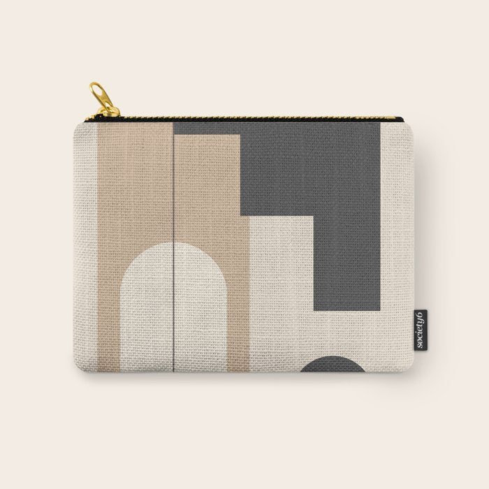 Minimal Geometric Shapes 76 Carry All Pouch Gallery Image 1