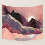 Blush Vista Wall Tapestry Gallery Image 4