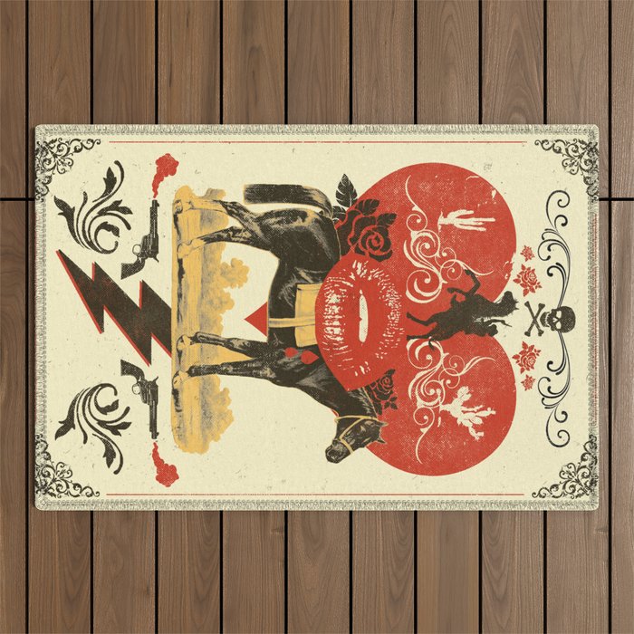 GOTHIC COWBOY Outdoor Rug Gallery Image 1