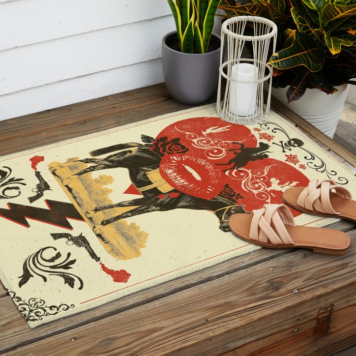 GOTHIC COWBOY Outdoor Rug Gallery Image 2