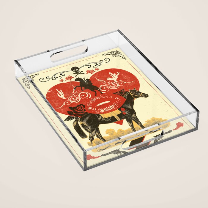 GOTHIC COWBOY Acrylic Tray Gallery Image 1