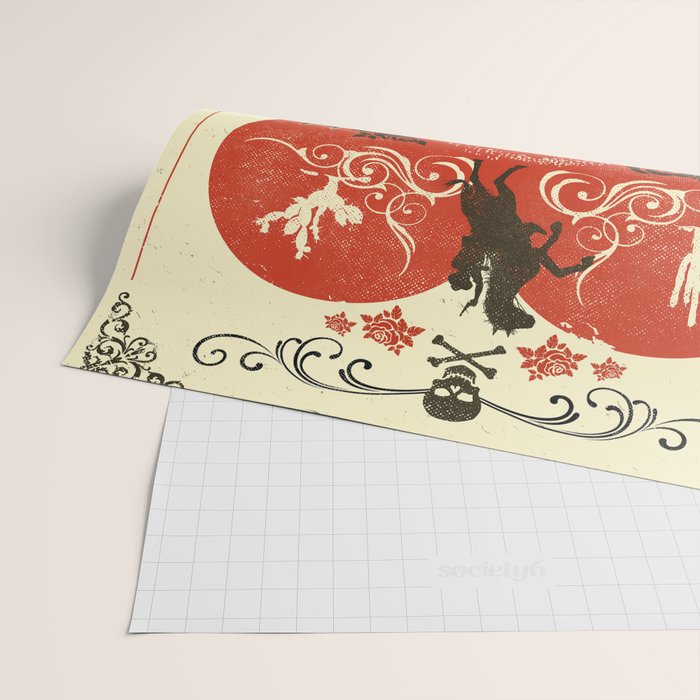 GOTHIC COWBOY Wrapping Paper Gallery Image 2