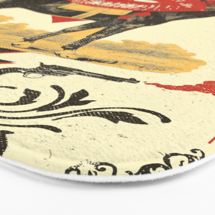 GOTHIC COWBOY Bath Mat Gallery Image 3