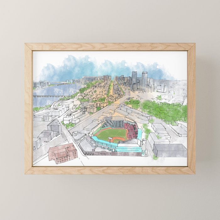 Fenway Park Mini Art Print Gallery Image 1