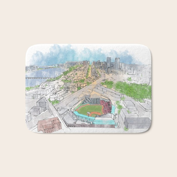 Fenway Park Bath Mat Gallery Image 1