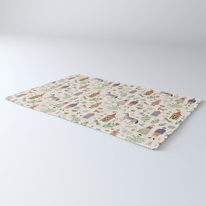 Swedish Folk Art Rug Gallery Image 3