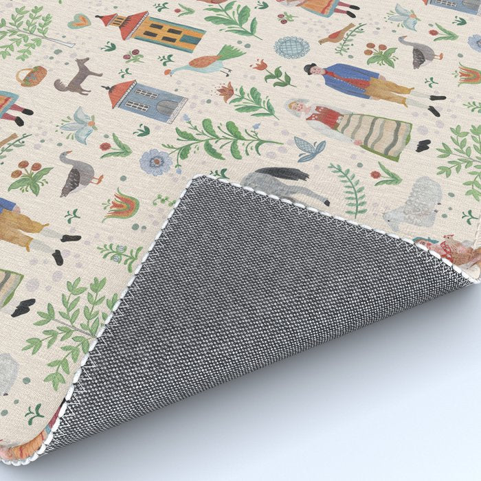 Swedish Folk Art Rug Gallery Image 4