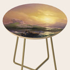 The Ninth Wave nautical sunset ocean storm landscape masterpiece by Ivan Aivazovsky Side Table Gallery Image 2