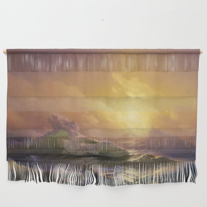 The Ninth Wave nautical sunset ocean storm landscape masterpiece by Ivan Aivazovsky Wall Hanging Gallery Image 1