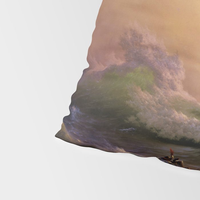 The Ninth Wave nautical sunset ocean storm landscape masterpiece by Ivan Aivazovsky Pillow Sham Gallery Image 4