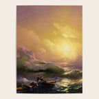 The Ninth Wave nautical sunset ocean storm landscape masterpiece by Ivan Aivazovsky Poster Gallery Image 4