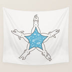 Rabbit Star Wall Tapestry Gallery Image 4
