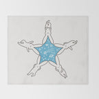 Rabbit Star Throw Blanket Gallery Image 2