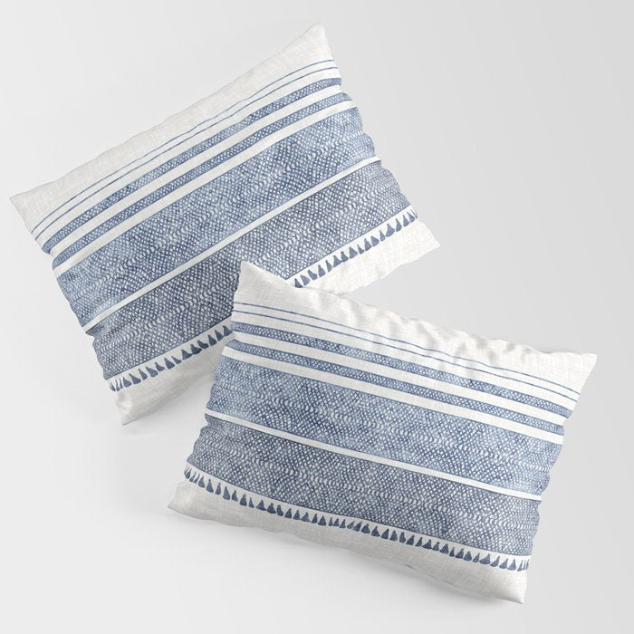 FRENCH LINEN CHAMBRAY TASSEL Pillow Sham Gallery Image 3