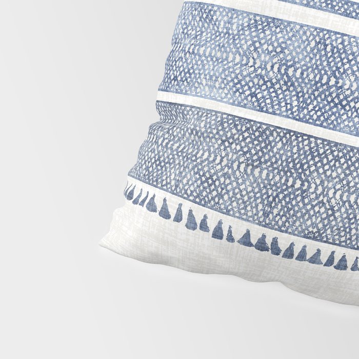 FRENCH LINEN CHAMBRAY TASSEL Pillow Sham Gallery Image 4