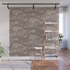 Wild West - Taupe Neutral  Wall Mural Gallery Image 1