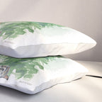 Pine Trees and Woodland Animals Watercolor Pillow Sham Gallery Image 3