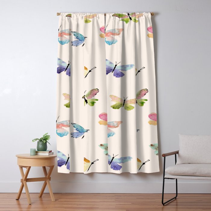 Beautiful Butterflies Window Curtain Gallery Image 5