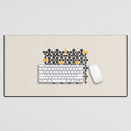 Abstract Mid-Century Pattern Desk Mat Gallery Image 1