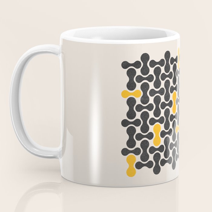 Abstract Mid-Century Pattern Coffee Mug Gallery Image 3
