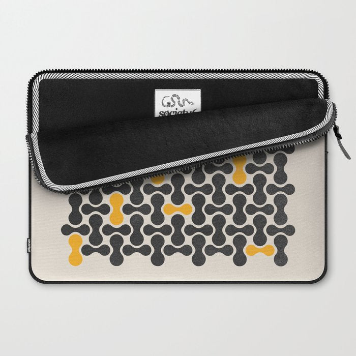 Abstract Mid-Century Pattern Laptop Sleeve Gallery Image 2