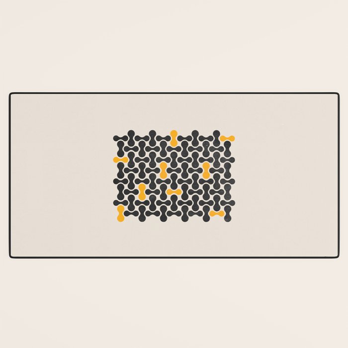 Abstract Mid-Century Pattern Desk Mat Gallery Image 3