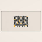 Abstract Mid-Century Pattern Desk Mat Gallery Image 3
