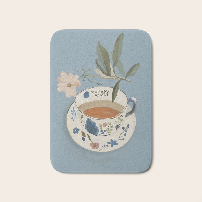 You are My Cup of Tea 3 Bath Mat Gallery Image 1
