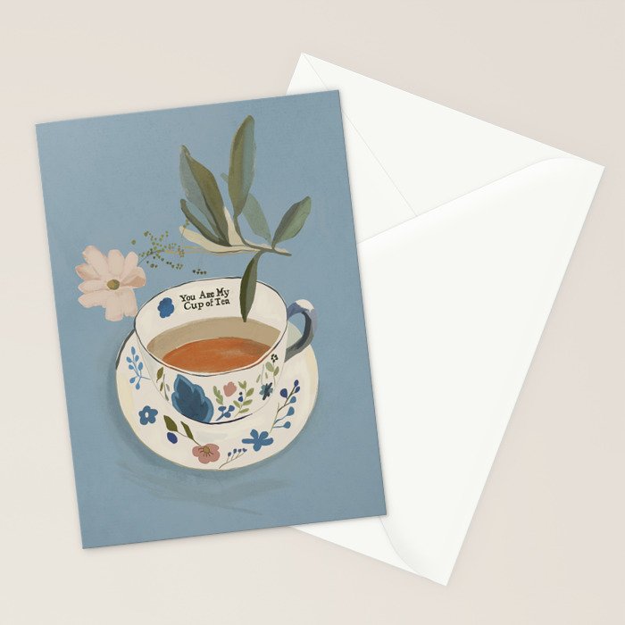 You are My Cup of Tea 3 Stationery Card Gallery Image 2