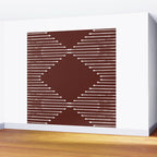 Geo (Red Wine) Wall Mural Gallery Image 2