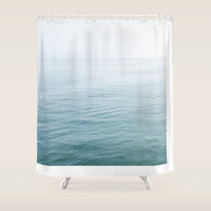 Malibu, Fine Art, Ocean, Beach Photography Shower Curtain Gallery Image 1