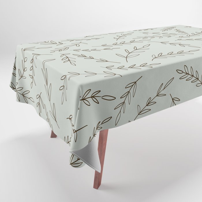 Rosemary Sketch Pattern Tablecloth Gallery Image 1
