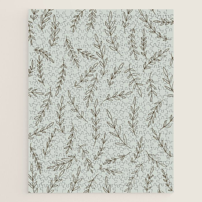 Rosemary Sketch Pattern Jigsaw Puzzle Gallery Image 1