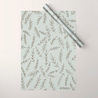 Rosemary Sketch Pattern Wrapping Paper Gallery Image 1
