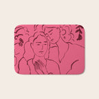 HOLDING HANDS PINK Bath Mat Gallery Image 1