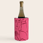 HOLDING HANDS PINK Wine Chiller Gallery Image 1