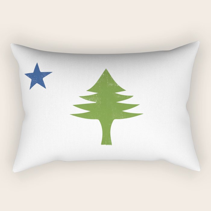 Maine Flag Rectangular Pillow Gallery Image 1