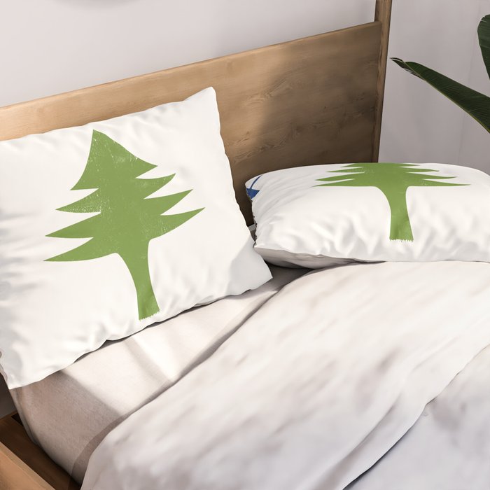 Maine Flag Pillow Sham Gallery Image 2