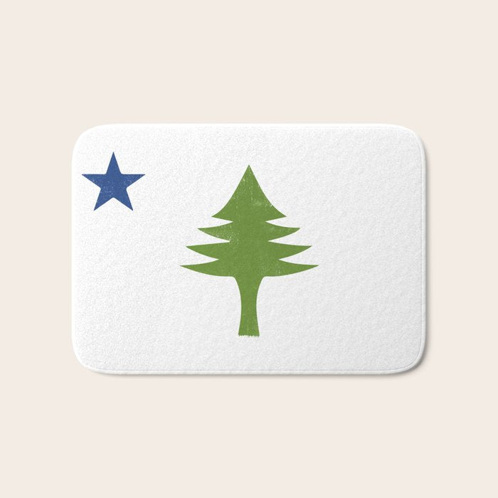 Maine Flag Bath Mat Gallery Image 1