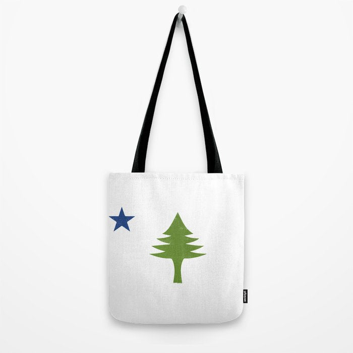 Maine Flag Tote Bag Gallery Image 2