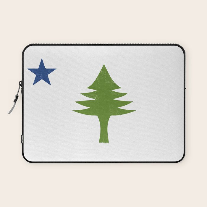 Maine Flag Laptop Sleeve Gallery Image 1