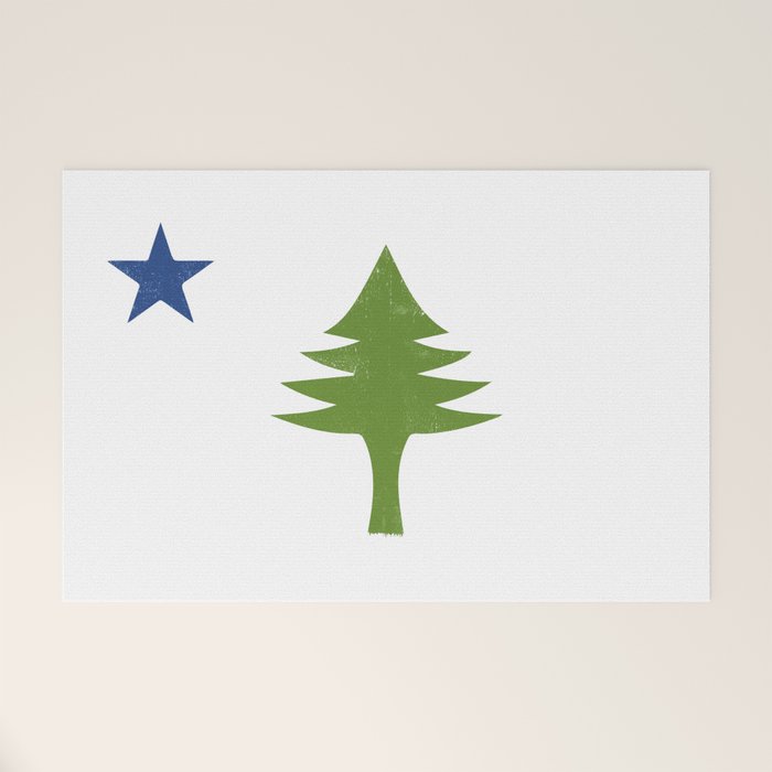 Maine Flag Welcome Mat Gallery Image 1