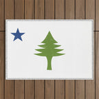 Maine Flag Outdoor Rug Gallery Image 1